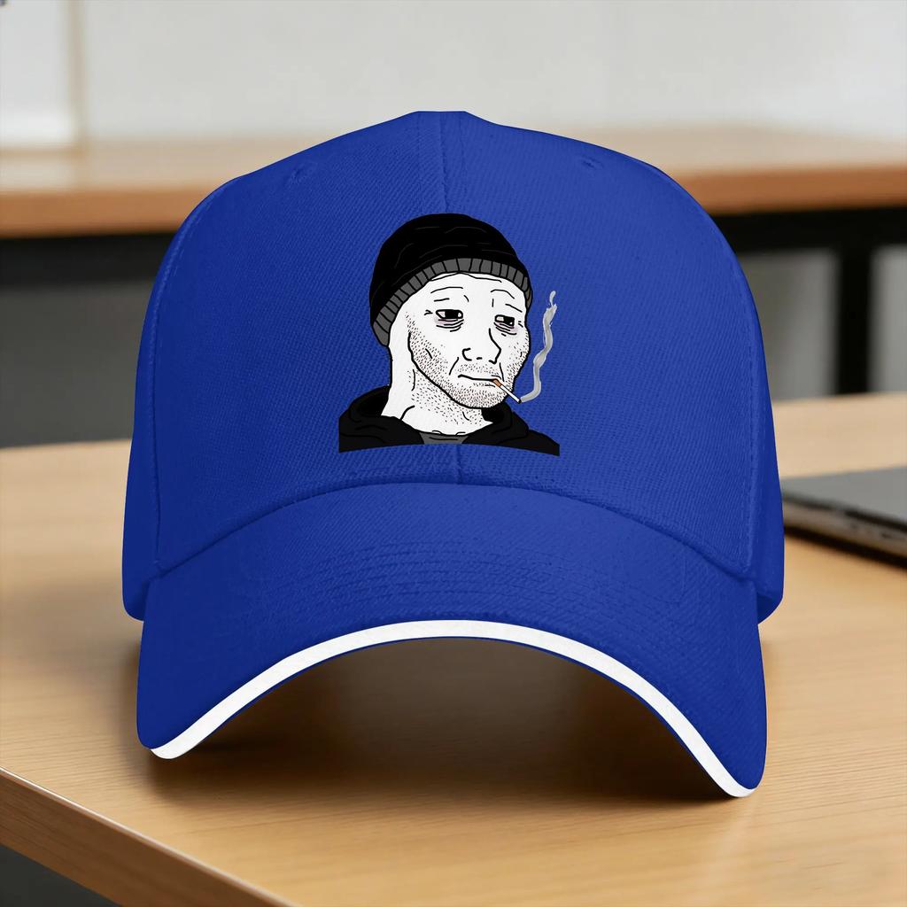 Wojak Chud Chudjak Face Meme Sun Baseball Cap Summer Unisex Adult  Trucker Hat High Quality Trendy Outdoor Sport Caps