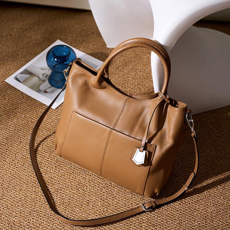 Genuine Leather Women's Tote Bags New Luxury Designer Shoulder Bag High Quality Cowhide Women Crossbody Bag Fashi Handbags
