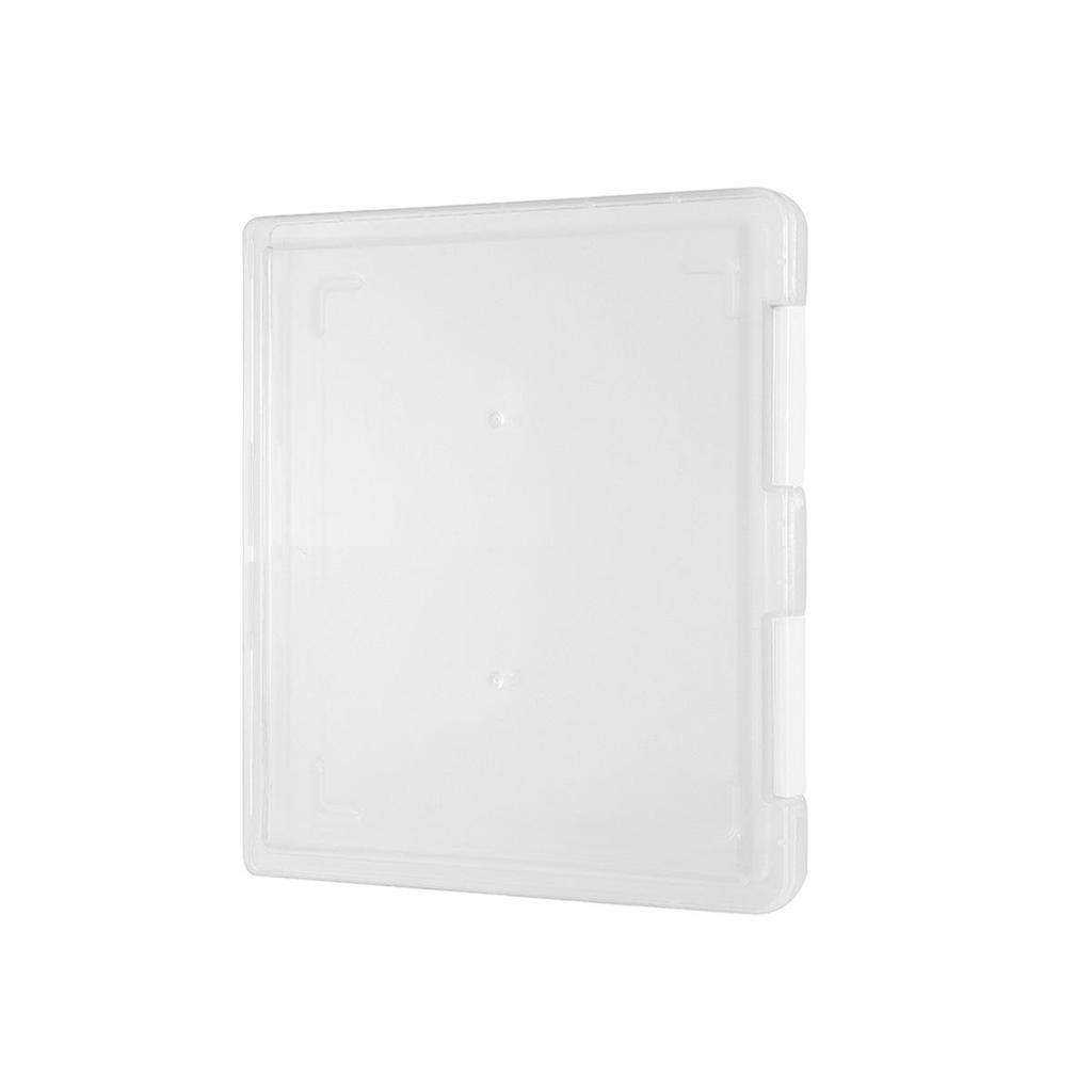 Transparent Plastic File Box for A4 & A5 Paper, Receipt Organizer for Office & School Supplies