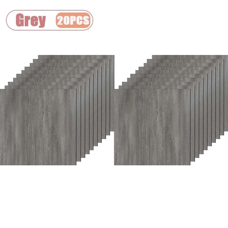 10-40PCS 30x30cm Marble PVC Self-Adhesive Floor Sticke Waterproof  Floor Wallpaper Non-Slip for Kitchen Bathroom DIY Home Decor