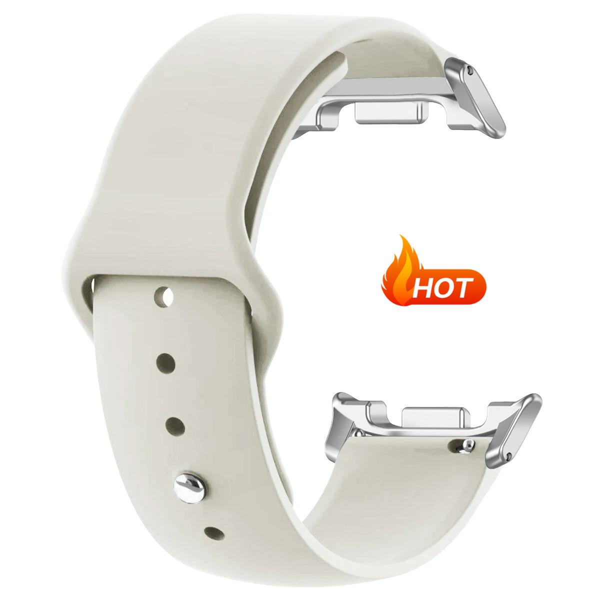 

Silicone Soft For Samsung Watch Ultra47mm Strap Watchband Replacement Women men No Gap for Galaxy Watch8 40 44mm/8Classic Correa Watch Ultra 47mm