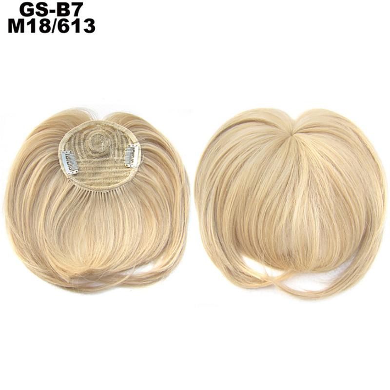 Hair Bangs Blunt-Bang Clip On Hair Extension False Fringe Women's Hairpieces