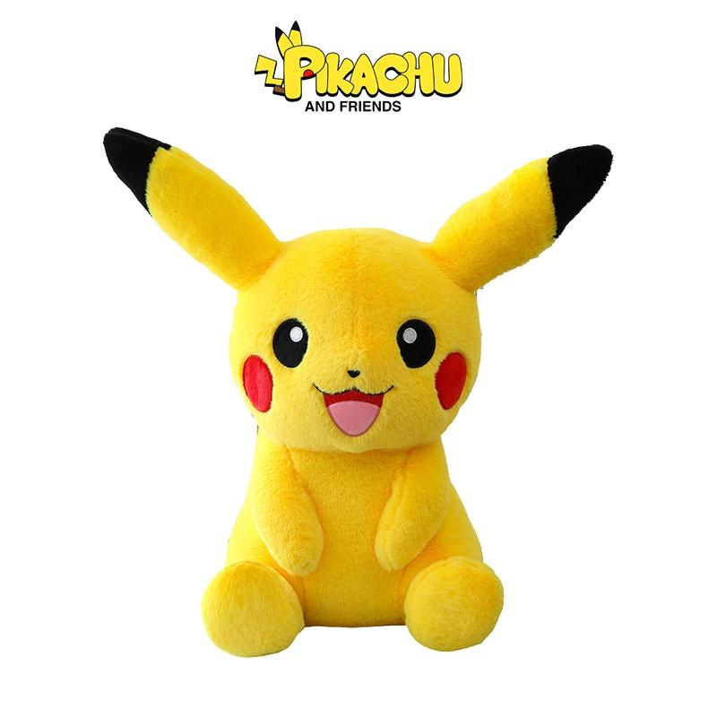 Large Yellow Pikachu Plush Toy Soft And Cuddly Stuffed Animal For Kids Ideal Birthday Gift