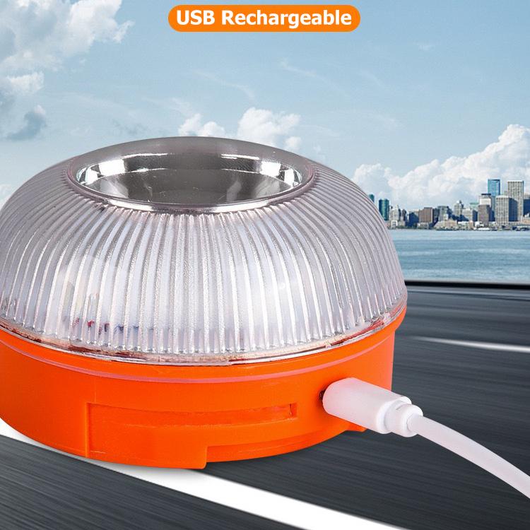 LED Auto Notfall Licht V16 Homologiert Dgt Genehmigt Auto Notfall Beacon Licht Wiederaufladbare Magnetische Induktion