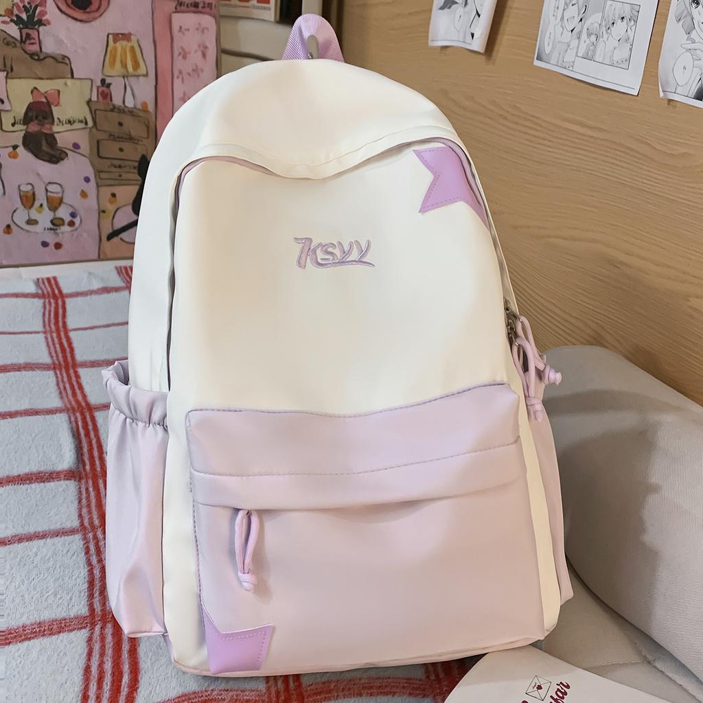 Schoolbag1011 New Japanese Large Capacity Backpack Elementary School Bag Girls High Value Light Casual College Student Backpack