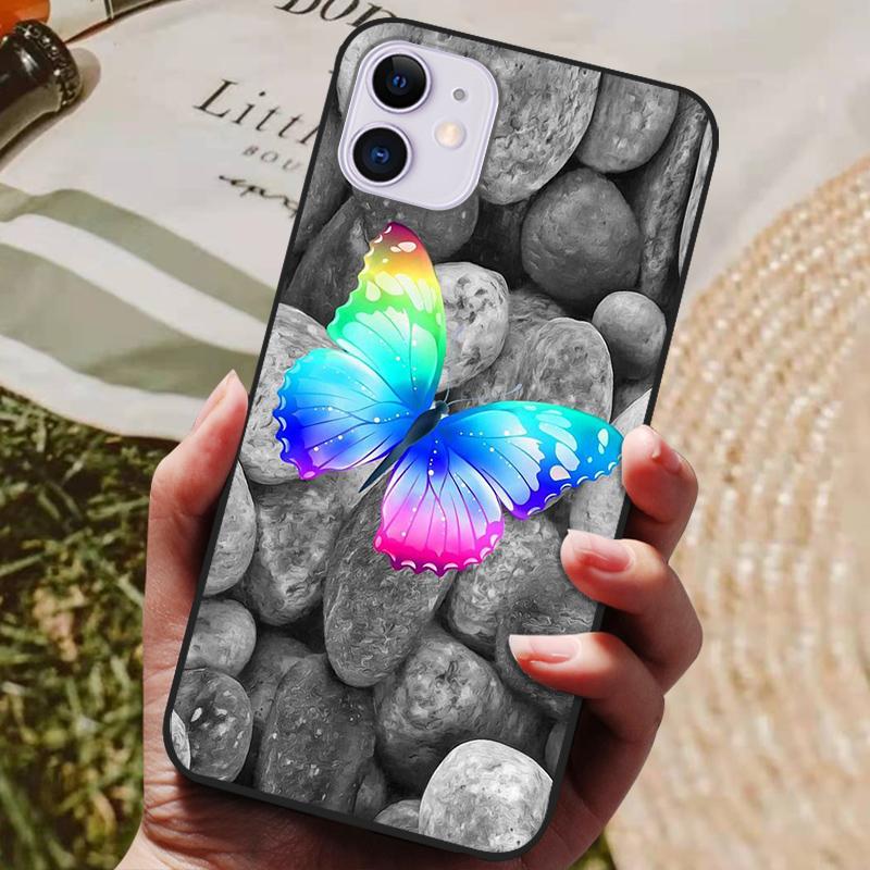 For Apple iPhone 12 pro max Case Silicon Back Cover Phone Case For iPhone 12 Mini pro Max 12Pro Soft Case luxury Fundas Cases