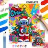 Stitch Merry Christmas Tree Oil Painting Art Kit Handmade Painting Diy Home Decoration