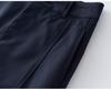High-End Women's Navy Wide-Leg Cropped Suit Pants, High-Waisted, Casual Straight-Leg, New Spring/Autumn 2026 Style.