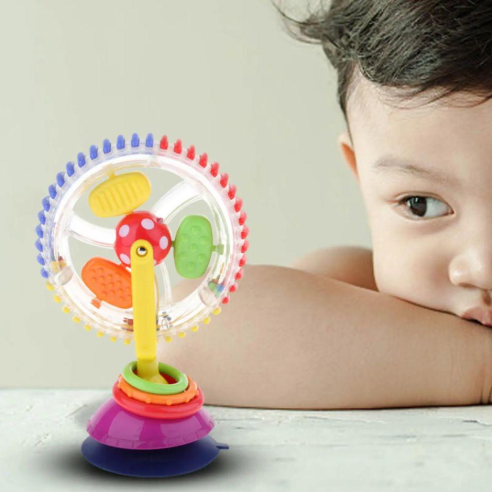 Small Size Baby Toy Suction Cup Montessori Rattle Multi-Sensory Multi-Sensory Ball  Infant
