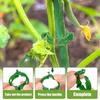 100Pcs Plant Support Clips Fixture,Plastic Garden Vine Strapping Clip for Climbing Plants,Tomato,Grape,Plants Stalks Holder