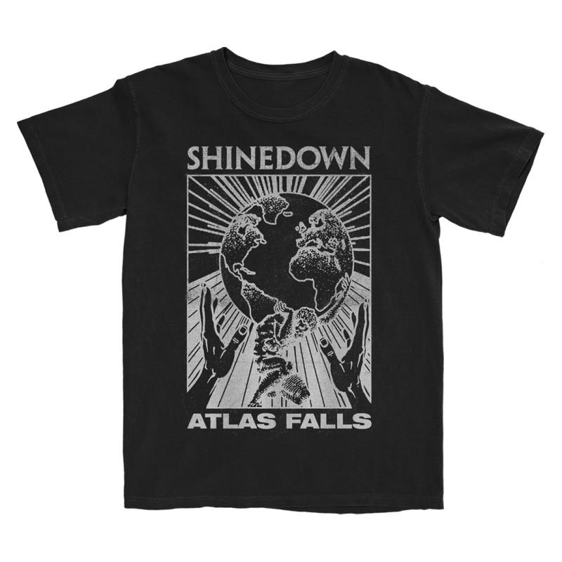 Retro Atlas Falls Shinedown Band Shirt Classic Black Unisex S-234XL