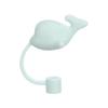 1PC Creative Reusable Silicone Straw Plug Splash Proof Drinking Dust Cap Dust-proof Straw Tips Cover Cup Accessory Kitchen Tool