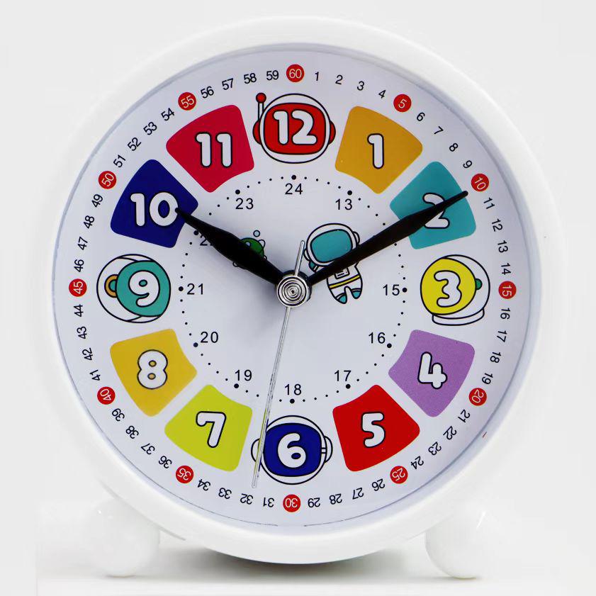 Children's Educational Alarm Clock – Cute and Simple Wake-Up Clock for Bedroom or Study