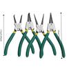 4pcs/set Sturdy Retaining Ring Plier 7 Inches Straight Bent Pliers Circlip Plier Set  Furniture