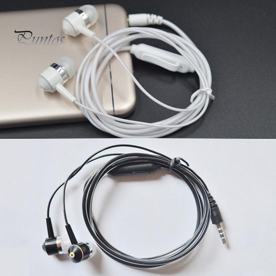 Wired Earphone with Microphone Comfortable Wired Headset Surround Bass Sound In-ear Headphone for Music Call