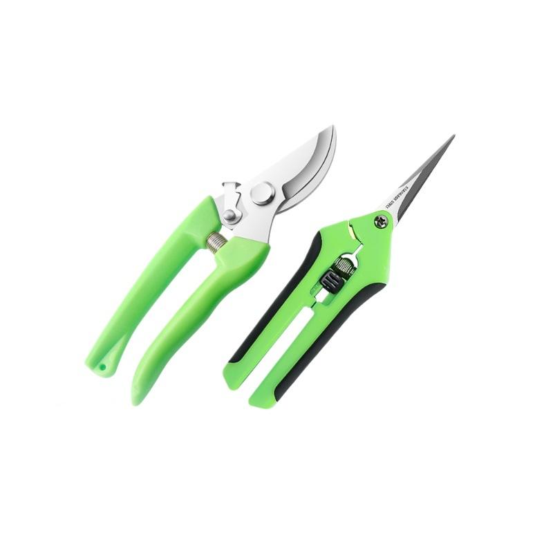 Stainless Steel Pruning Shears Garden Fruit Tree Shears Outdoor Fruit Picking Shears Gardening