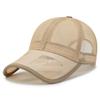 Men's Duck Tongue Hat Spring/Summer Breathable Mesh Hat Sunvisor Hat