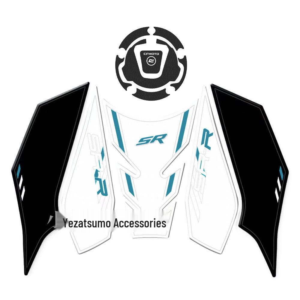 CFMOTO 675R-R 2024 Moto Autocollant en Caoutchouc Antidérapant pour Réservoir de Carburant