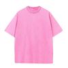Cotton Washed Retro Women T-Shirts Vintage Tee Shirts Casual Short Sleeve Solid Loose Female Basic Clothing