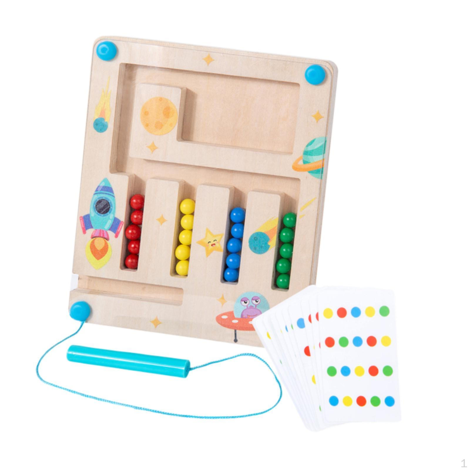 

Игрушки Монтессори Раннее образование Лабиринт Борада для детей 1 2 3 лет Путешествия для одного игрока single player