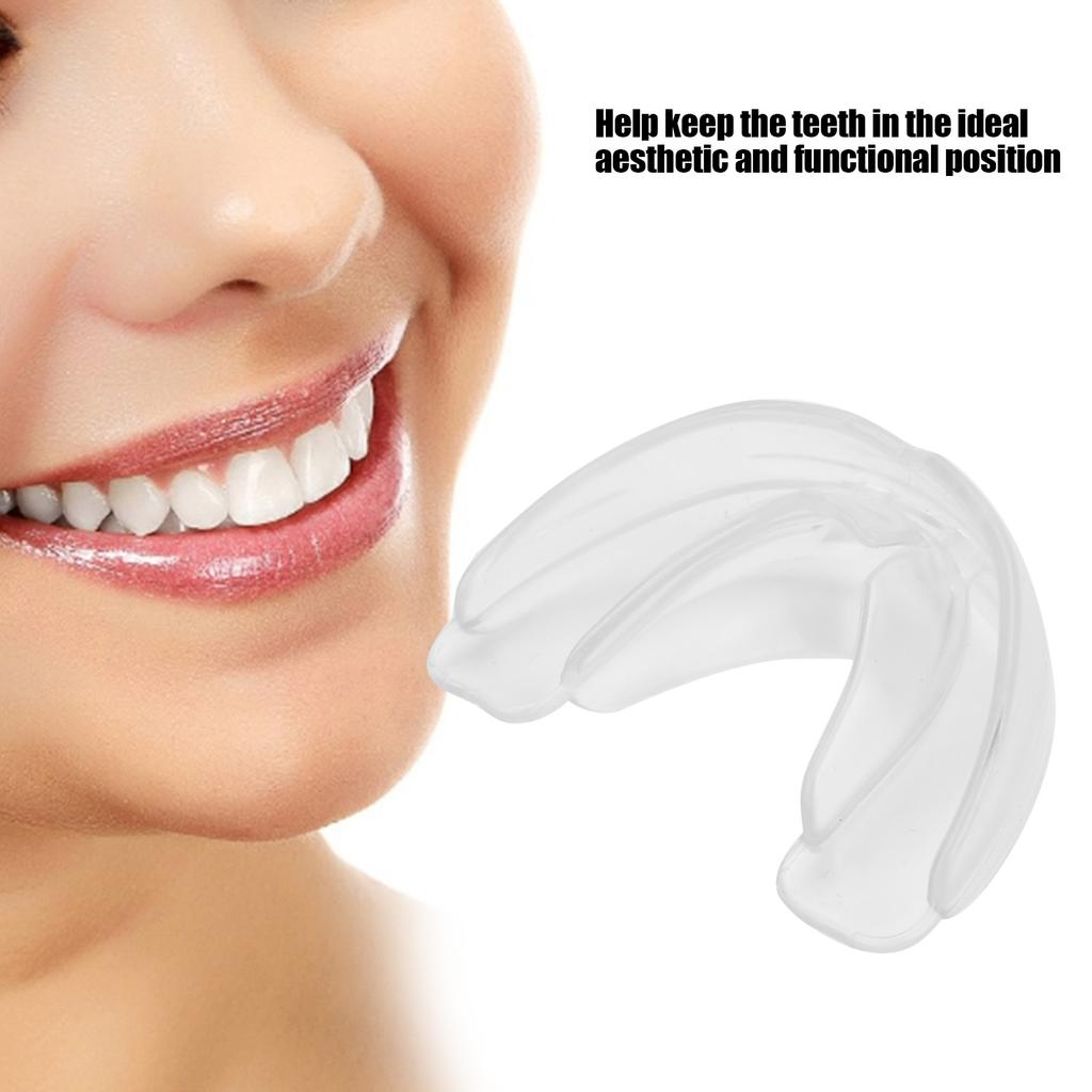 Silicone Dental Brace Orthodontic Retainer Portable Mouth Guard for Teeth Grinding