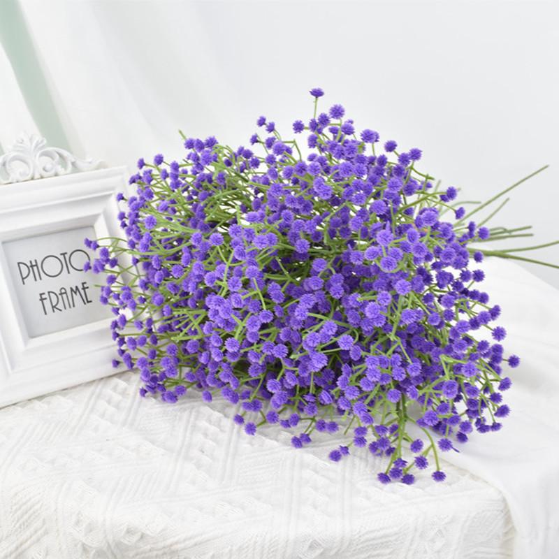 10pcs 55cm 108 Head Full Sky Star Simulation Flowers Plastic Flowers Home Decoration Flower Hand-Held flowers Fake Flowers