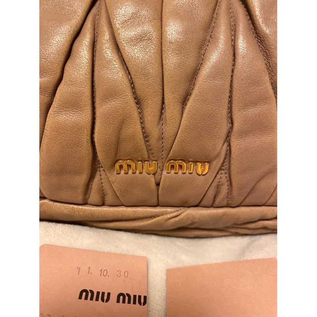 Used Miu Miu Matelass Coin Purse Lamb Leather, Purchased At an Authorized Dealer, Original, from That Era