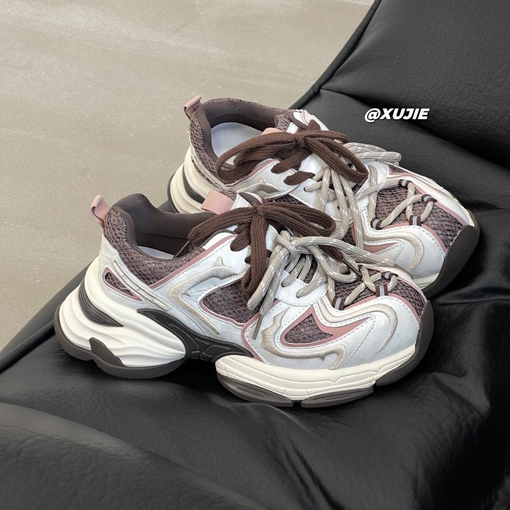 Wang Sulong, Different Pupils, Cat's Eye Dad Shoes, Men's National Tide Couples, Retro Platform Sneakers, Mesh Heightening Casual Shoes, Women