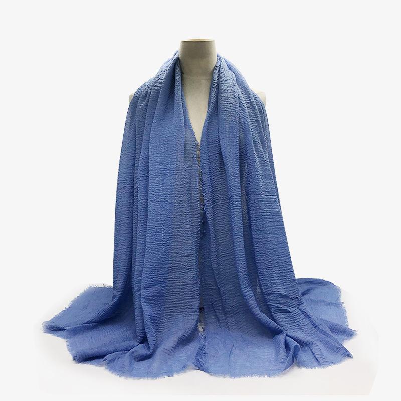 Women Cotton Linen Scarf Summer Girl Solid Color Sunscreen Thin Scarves Soft Shawl Foulard Viscose Spring Female Wrap Shawls New