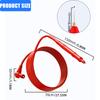 20A High Current Spring Loaded Multimeter Test Leads with Test Line Durable Silicone Test Probe for Electrical Testing