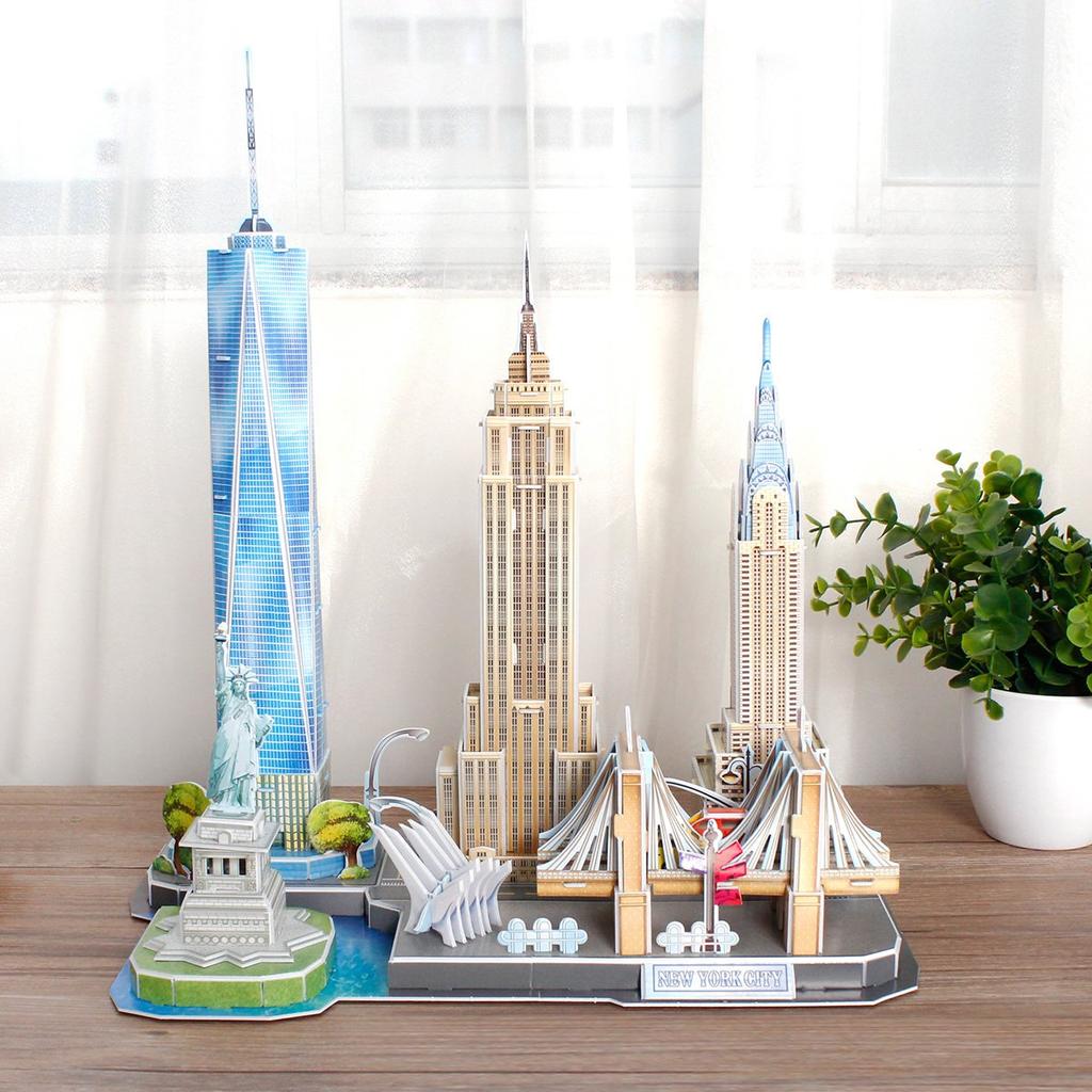 German Level 3D Puzzle CityLine New York 00142 (Paper Craft)