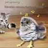 Plush Electric Flapping Bird Cat Toy with Sound and Automatic Motion