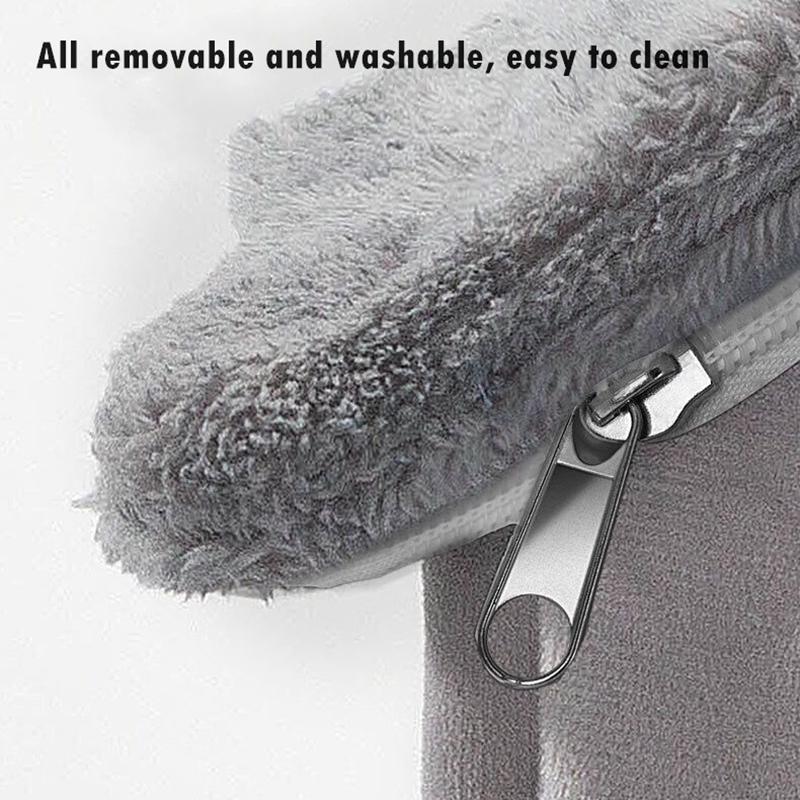 Indoor Winter Warm Cozy Kennel Tent Cat Nest Cushion Removable Basket Pet House