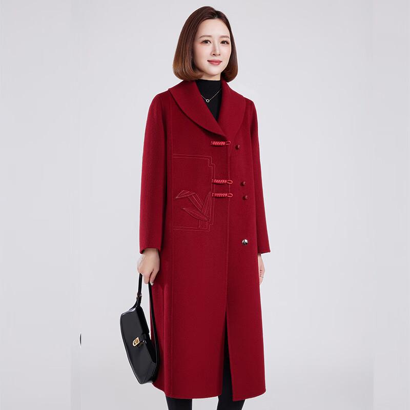 Fengmao 100% Wool Double-Faced Long Overcoat