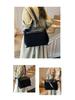 Women's Retro Frosted Leather Crossbody Handbag - Luxury Kelly Bag