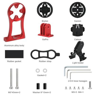 Fahrrad Computer Kamera Halter Aluminium Legierung Fahrrad Lenker Halterung Stoppuhr Tachometer Halterung Für Garmin Edge Bryton Cateye