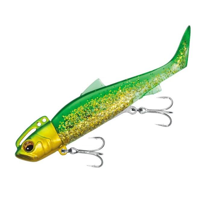 Major Craft Sea Bass Lure Tide Lift One Shad 18g Green Gold TRSHD-18#6