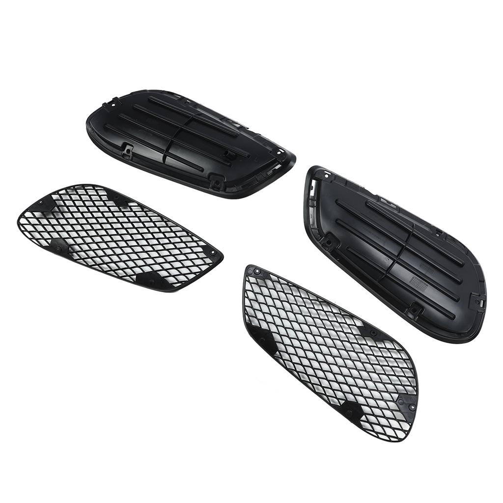 4Pcs Fog Light Plinth Cover 2128852723 Left and Right Fog Light Frame For Benz E?Class W212 AMG