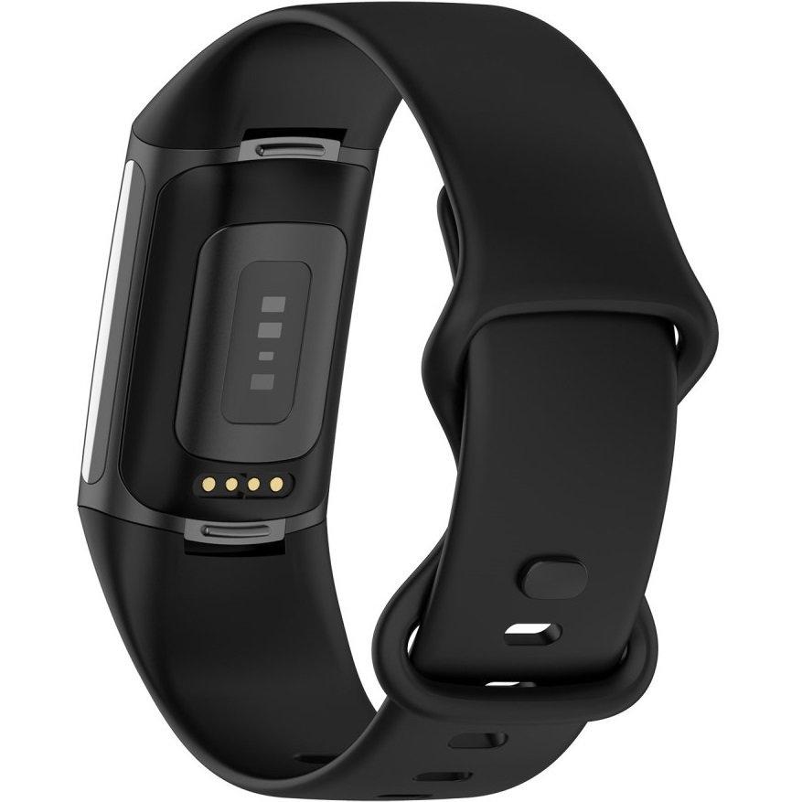 Silicone strap for Fitbit Charge 5, Black
