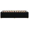Bed Frame Black Fabric