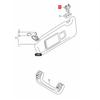 Inner Sun Visor Hook Clip Set 8U0857562A Replacement Accesory Fit for A1/A3/S3/A4/S4/Q3/RS3