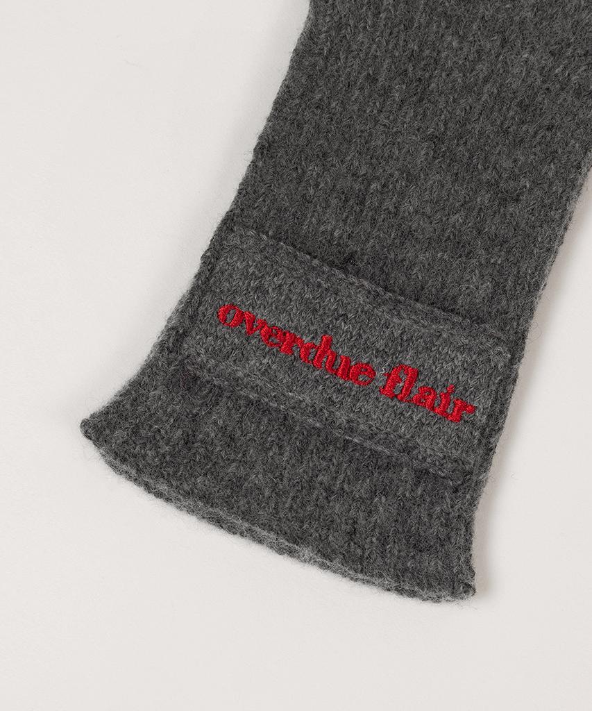 OVERDUEFLAIR Soft Cashmere Gloves _Charcoal