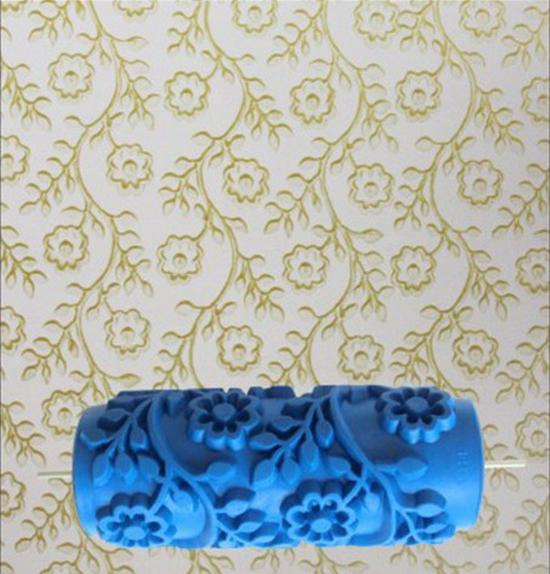 5-Inch Liquid Wallpaper Pattern Roller - DIY Stippling & Wall Painting Tool