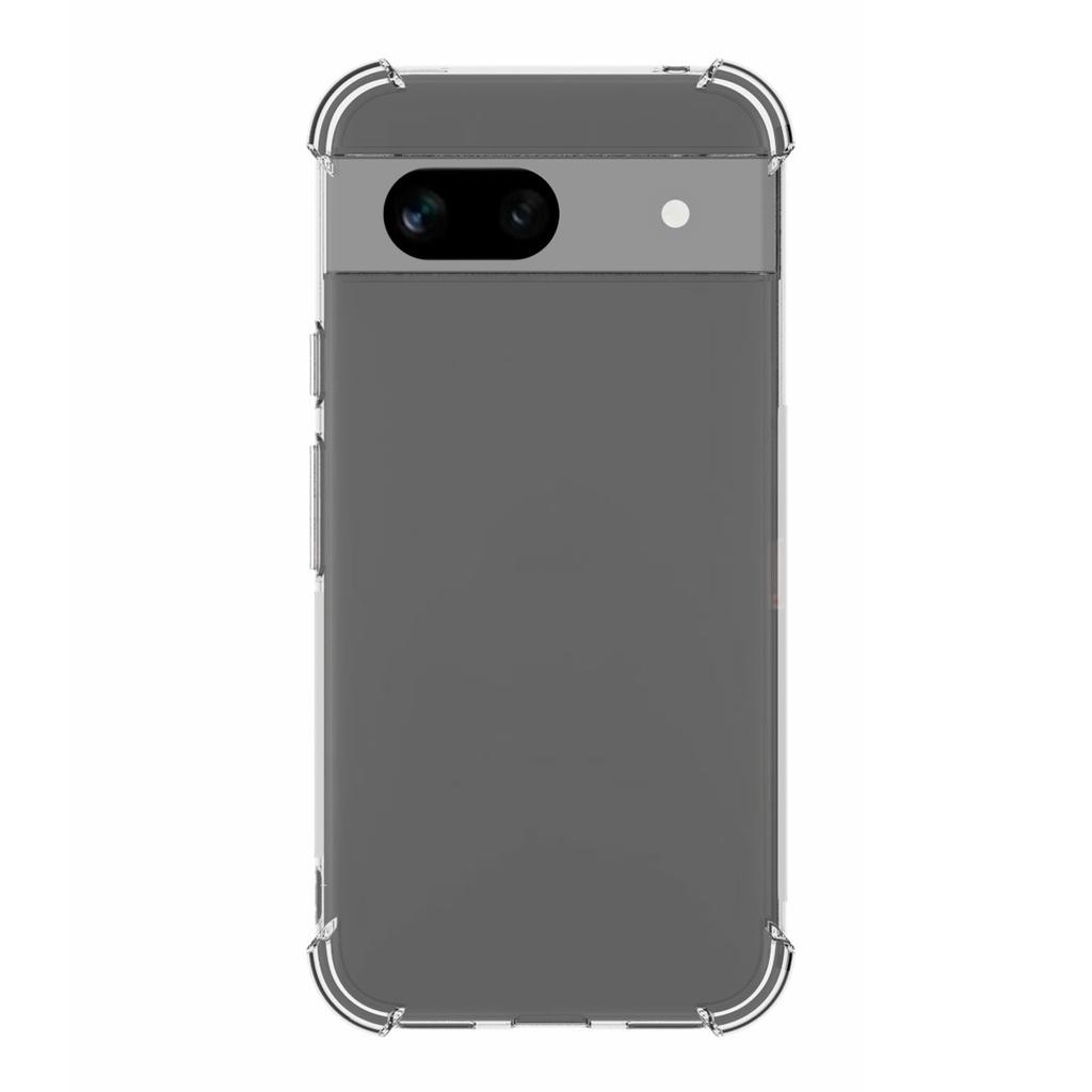 For Google Pixel 8a Case Flexible TPU Anti-scratch Transparent Cell Phone Cover