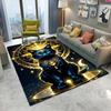  Retro Mysterious Cat Carpet Cartoon Living Room Bedroom Kitchen Sofa Entrance Rug Non-slip Washable Mat Home Cute Decor