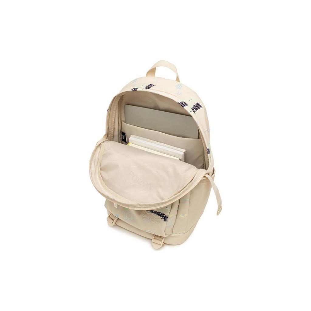 Li Ning Disney Toy Story Series Casual Polyester Backpack Unisex Backpack Gravel-Gray ABST351-2