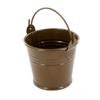 Chocolate Metal Bucket Ø 6.5 Cm X H 6.2 Cm