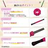 STARFIELD Massage Roller Fascia Release Stretch Stick Roller Instruction Manual [Massage Included] (Pink (Type 2))