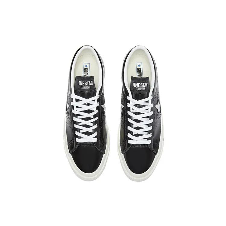 Converse One Star Ox 'HanByeol - Black' (Unisex) Black / White Canvas Shoes 165741C