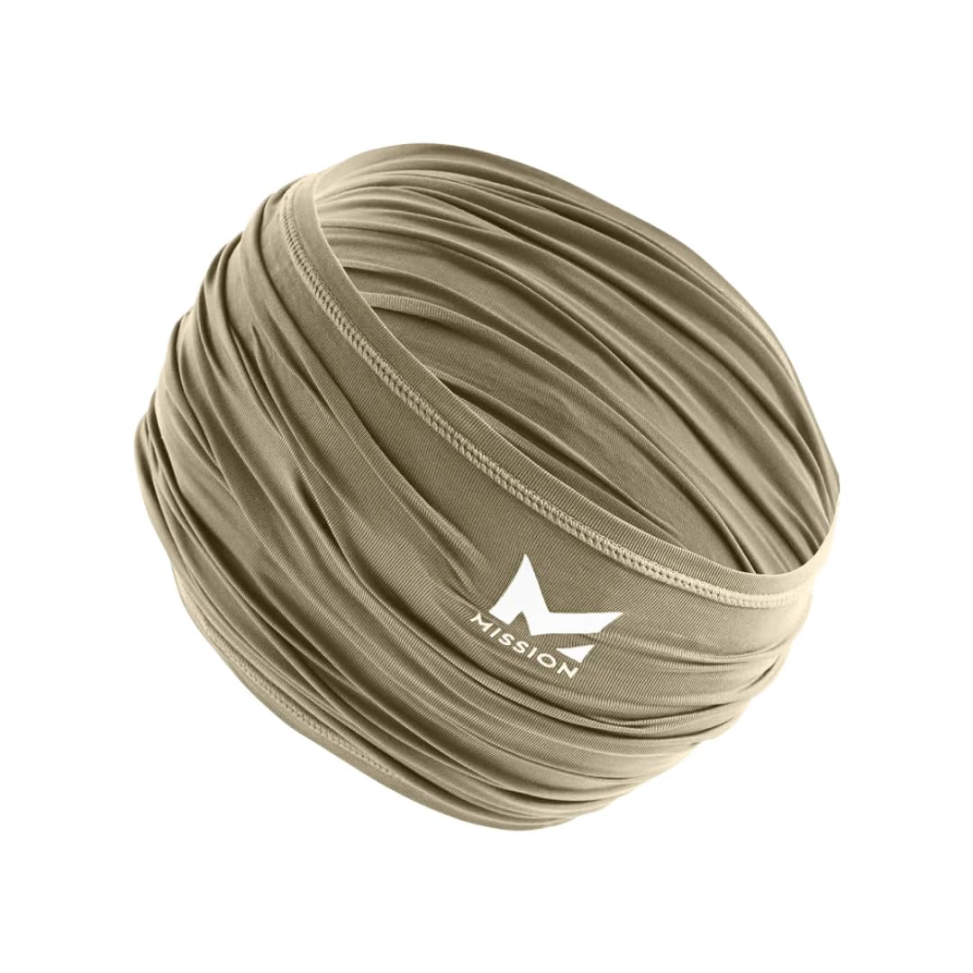 

Mission Athletecare Multi-Cool Neck Gaiter, Gaiter, Face , Skin Temperature: -5°F (-15°C), For Sports, Free size